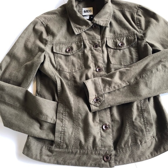 MEC Womens Sanolina Jacket Hemp Size 8 Mountain Equipment Co-op - Picture 8 of 13